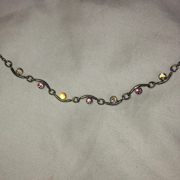 Pink and Holographic Necklace - Picture 2 of 2